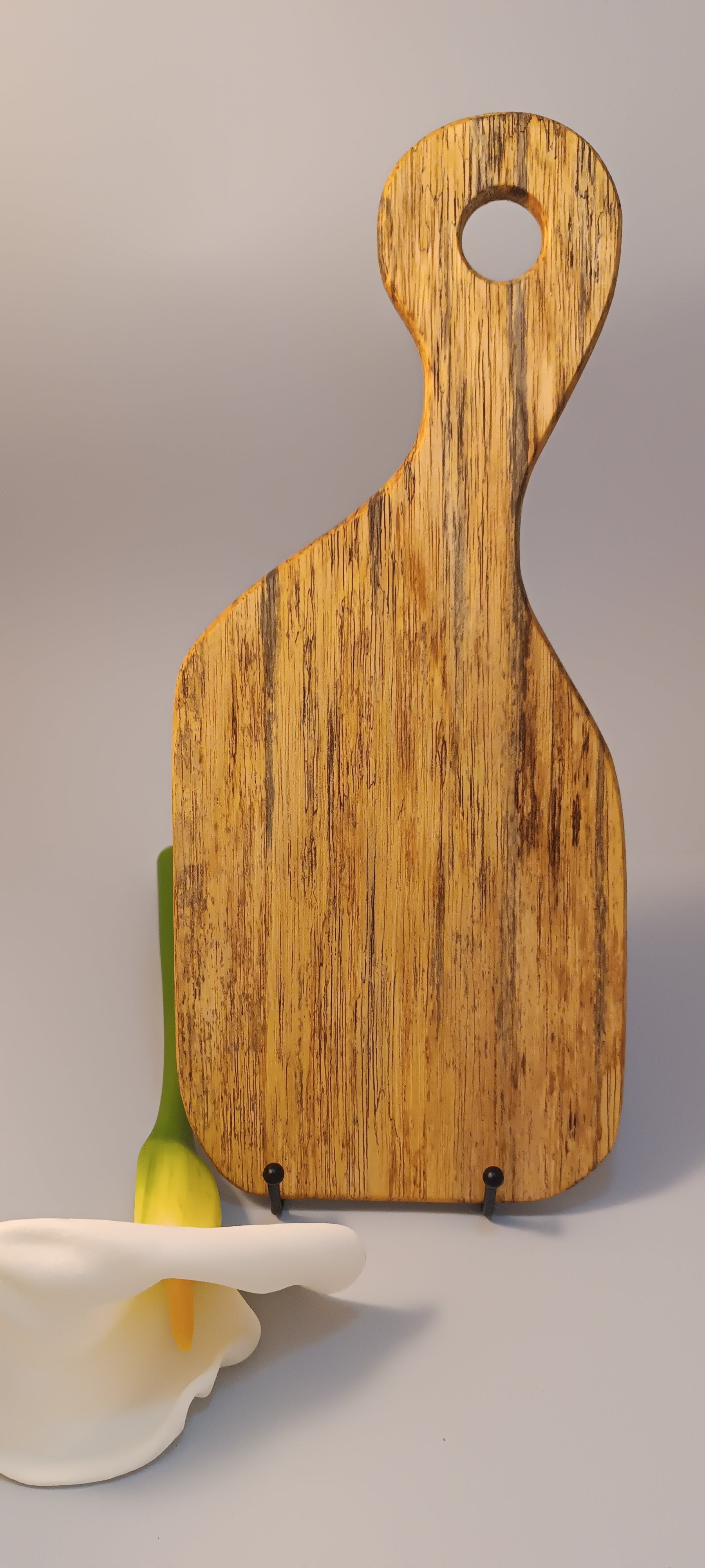 Spalted Iroko Servierbrett – Limitierte Edition Kanarische Inseln