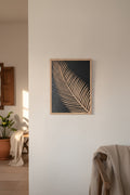 Decoración pared hoja palmera madera lasercut hecha a mano La Palma Islas Canarias Canary Soulmade Crafts
