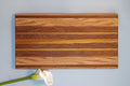 Tabla de cortar XXL roble sapeli Iroko hecha a mano La Palma Islas Canarias Canary Soulmade Crafts