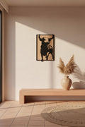 Decoración pared toro madera lasercut hecha a mano La Palma Islas Canarias Canary Soulmade Crafts